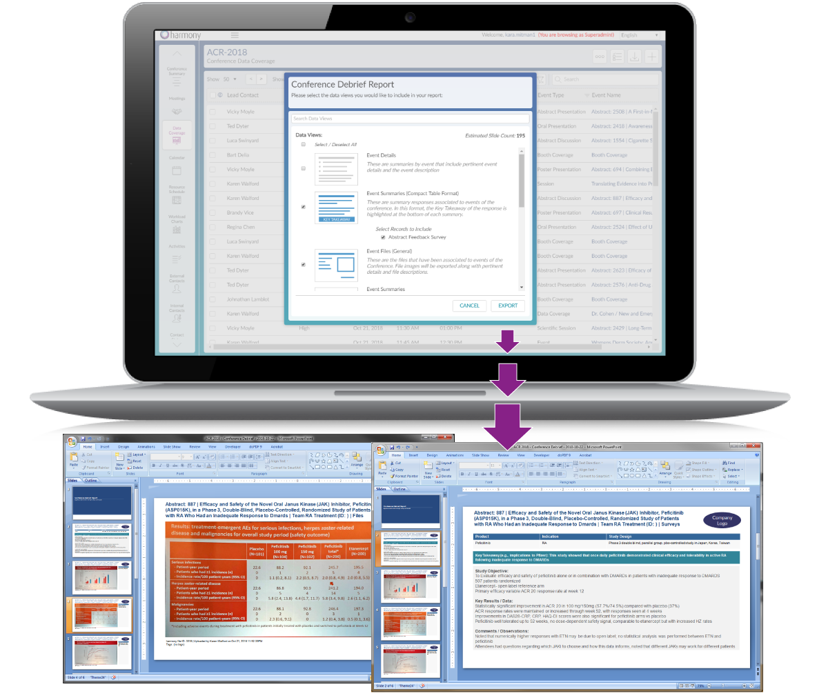 Automatically Generate PowerPoint Debrief Reports (1 of 2)
